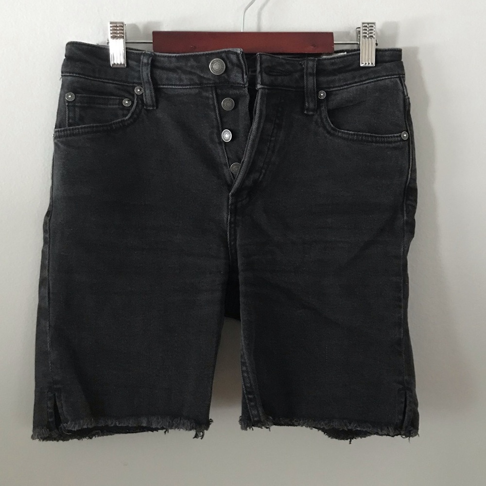 Free People We The Free Women’s Black Jean Shorts Size 26